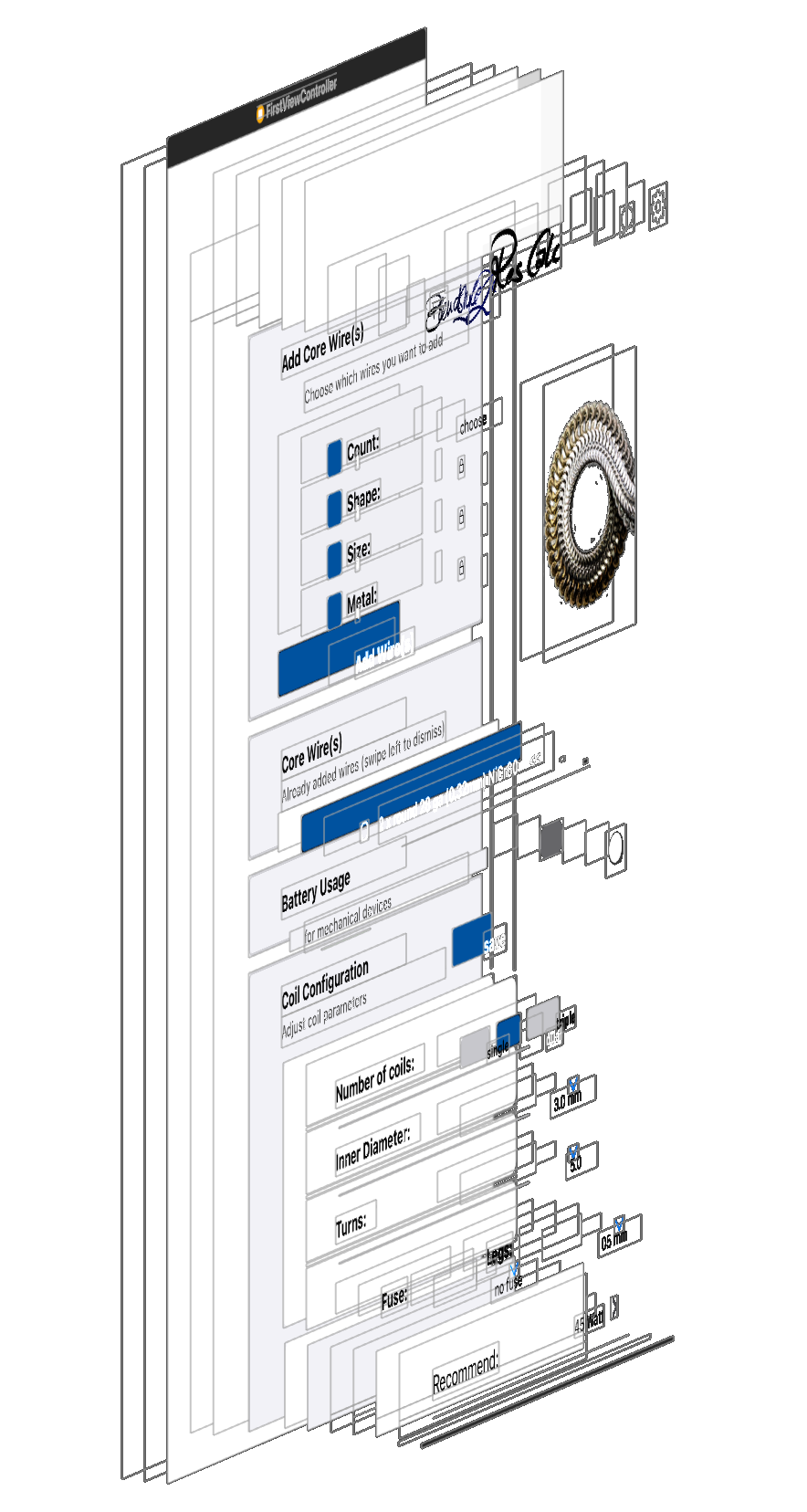 ResCalc — the interface, layer by layer